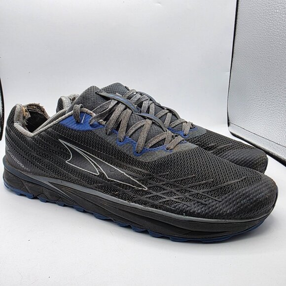 Altra Timp 2 Mens Size 13 Black Blue Athletic Shoes Running Walking Hiking - Picture 1 of 13